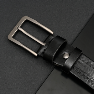 Cinturón de Cuero Genuino de Primera Calidad para Hombre, Estilo Retro de Lujo, Venta al por Mayor de Fábrica, Cinturón Personalizado de Alta Calidad para Negocios - Product Image 4
