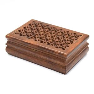 Handmade Wooden Vintage Decorative Storage <b>Box</b> For Jewelry <b>Keepsake</b> Vanity With Hinged Lid Customized For Homedecor Wedding Gift - Product Image 6