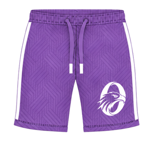Ensemble short et maillot de football violet respirant pour homme – Tenue d'entraînement sportive haute performance pour équipe - Product Image 5