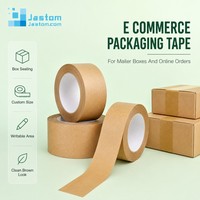 Ruban adhésif en papier Jastom pour boîtes d'expédition e-commerce, commandes en ligne et expéditions de détail