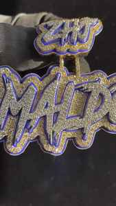 Colgante de Letra Personalizado de Lujo con Moissanita y Baño de Rodio, Certificado, Estilo Hip Hop Bling, Plata de Ley 925 - Product Image 6