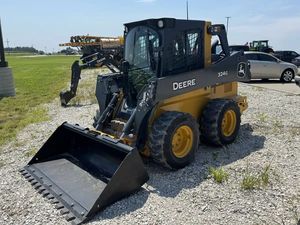 Cargadora retroexcavadora de ruedas John Deere 332G usada, cabina sellada, carga nominal de 45 toneladas, cargador frontal/mini cargador, modelo 2022, motor de 5 toneladas, rápida. - Product Image 5