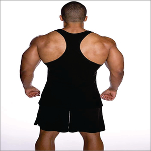 Camiseta sin mangas para hombre de alta calidad, tejida, informal, transpirable, ligera, con bordado de cadenas, de secado rápido y antipilling, la más vendida. - Product Image 5