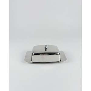 Beurrier rectangulaire créatif en acier inoxydable avec couvercle, récipient de rangement pour beurre en métal, accessoire de cuisine à prix abordable - Product Image 1