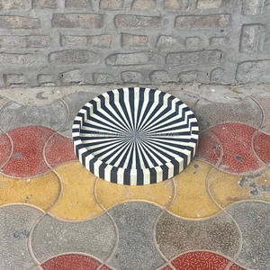 Plateau artisanal en bois indien de qualité supérieure, écologique, à thème bouddhiste, forme personnalisée, design artisanal poli pour la table à domicile - Product Image 4