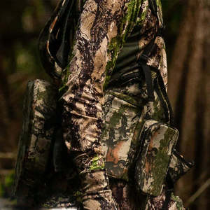 Haut de sport respirant et anti-humidité pour homme, à manches longues, avec fermeture éclair 1/4, idéal pour la chasse, la randonnée et les activités de plein air - Product Image 4