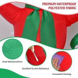 Pupazzi di Neve Gonfiabili Natalizi da 6 Piedi, Decorazioni Festive Gonfiabili per Natale - Product Image 5