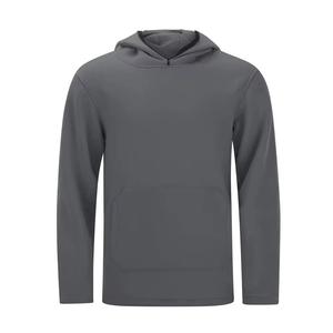 Sweat à capuche polaire personnalisé pour homme, style gangster, avec cagoule intégrée double couche, fermeture éclair intégrale, coupe oversize, logo brodé, 100% coton, poche - Product Image 5