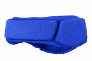 Red Knitted Football Sweatband Heavyweight Neoprene Solid Color Universal Fit Sports - Product Image 6