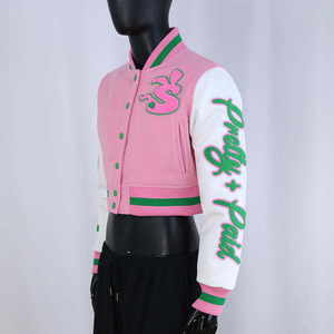 University Wear Winter Varsity <b>Jacket</b> Custom College Plus Size Windproof Eco-Friendly Wholesale Price Blank Embroidery Finished - Product Image 3