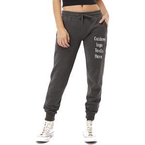 Pantalones Deportivos Personalizados para Mujer con Logotipo y Texto Personalizados, Diseño de Costura California Wave, Sudaderas con Capucha y Pantalones Deportivos Prm20pnt - Product Image 1