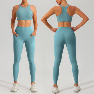 Leggings Deportivos de Cintura Media para Mujer, Sólidos, Largos, Transpirables, Elásticos, para Yoga, Gimnasio, Correr, Entrenamiento, Ropa Deportiva Personalizada al por Mayor - Product Image 5