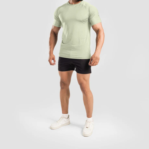 Camisetas de Jersey al por Mayor con Logotipo Personalizado para Hombre, Cuello Redondo, Manga Corta, Corte Ajustado, Transpirables, Ecológicas, Ligeras y de Secado Rápido - Product Image 6