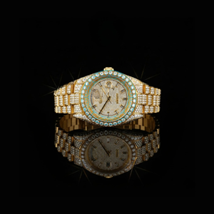 Hip Hop Bust Down Custom Automatic Mechanical <b>Watches</b> Luxury Brand Gold Iced Out VVS D Moissanite Diamond <b>Watch</b> for <b>Men</b> ODM OEM - Product Image 1