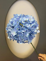 216 fleurs 3D vraie touche hortensia fleurs haute qualité hortensias artificiels blanc rose fleur pour la décoration de mariage