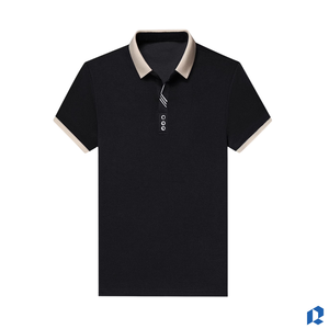 Polo de Manga Corta Modal de Lujo para Hombre, Unisex, Calidad Premium de Exportación, Logotipo Personalizado, Uso en Restaurantes y Bares, Muestra en 7 Días, OEM - Product Image 2