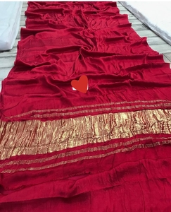 Handcrafted Pure Silk <b>Tissue</b> Pallu Saree Premium Bridal Festival Collection - Product Image 2