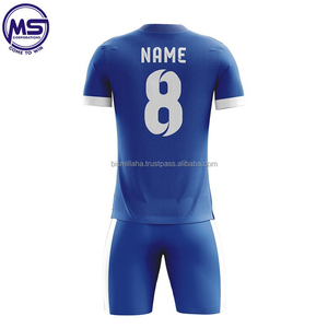 Uniforme de football de haute qualité pour hommes 2021-uniformes de football-designs d'équipe nationale couleur bleu clair ensemble de vêtements d'équipe de football - Product Image 2