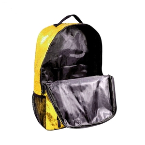 Mochila Brillante con Cierre de Cremallera, Informal, para la Universidad y la Escuela, para Unisex, con Lentejuelas Brillantes - Product Image 2