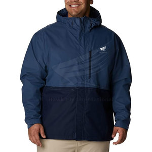 Chaqueta Impermeable con Capucha para Hombre, Precio al por Mayor, de Alta Calidad, con Logotipo Frontal, Transpirable, Nailon/Poliéster, Calidad Premium 2026 - Product Image 5