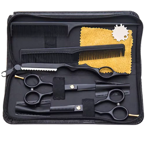 Kit de Barbería Completo con Cortapelos, Tijeras y Herramientas de Aseo, Kit Profesional para Cortar el Cabello y Recortar la Barba - Product Image 1