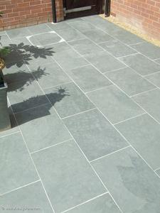 Azulejos de Porcelana Azul Grisáceo, Superficie Mate, 900x600mm, 20mm de Grosor, Cortados a Medida para Revestimiento de Paredes de Patio Exterior - Product Image 3