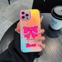Coque de téléphone portable personnalisée en TPU+Acrylique avec motif papillon et motif CP en pierre pour iPhone 12 13 14 15 16 17 Pro Max
