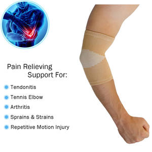 ปลอกรัดข้อศอกและหัวเข่า ช่วยพยุงและลดแรงกดทับ สำหรับโรคข้ออักเสบ เอ็นอักเสบ โรคข้อศอกนักกีฬาเทนนิสและกอล์ฟ บรรเทาอาการปวดข้อจากการทำกิจกรรมใดๆ - Product Image 5