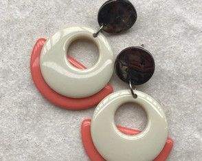 Pendientes de Resina Bordados a Mano, Joyería de Moda de Acero Inoxidable para Mujeres y Niñas, Estilo Clásico para Bodas, Alta Calidad - Product Image 6