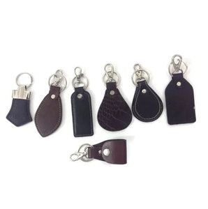 Porte-clés en cuir et porte-clés artisanal, logo personnalisable, pendentif porte-clés en cuir, porte-clés de voiture simple, vente en gros - Product Image 3