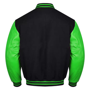 Chaqueta de Invierno al por Mayor, Chaqueta de Béisbol Personalizada para Hombre, Estilo Universitario Cálido, Chaqueta de Cierre Sencillo, Cómoda y de Longitud Regular para Hombre - Product Image 6