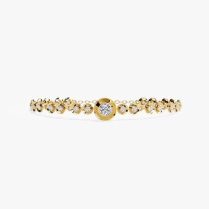 Round Moissanite Diamond Bracelet for Women and <b>Men</b>, Mix Cut Diamond Bracelet For Wedding, Solid Gold moissanite Bracelet - Product Image 1