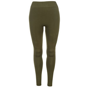 Leggings de yoga pour femmes, unis, sans coutures, en Spandex/Polyester, respirants, extensibles dans quatre directions, séchage rapide, taille élastique, vêtements de sport - Product Image 1