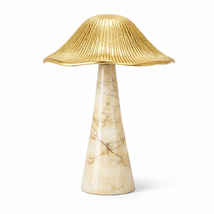 Sculpture décorative en résine et marbre en forme de champignon, style luxe, très demandée, art moderne, à vendre - Product Image 1