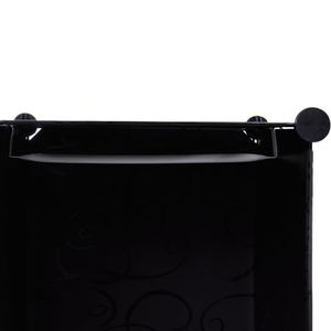 Cabinet modulare in bianco e nero a 9 scomparti 14.6 sistemi e organizer "x 45.3" x 59.1" - Product Image 6