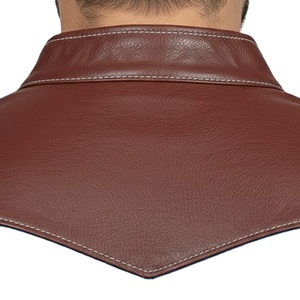 Reliable Men <b>Leather</b> <b>Jacket</b> Custom Design Front Zipper Side Pockets <b>Long</b> Lasting Water Resistant Wholesale Men <b>Leather</b> <b>Jacket</b> - Product Image 5