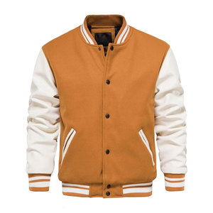 Custom satin varsity jacket lightweight fashion baseball jackets available for wholesale production - Product Image 1