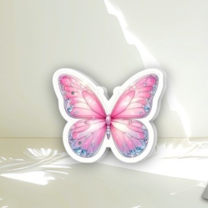 Tuiles à cils en acrylique magnétiques personnalisées, forme papillon et rectangle, avec diamants, outil de beauté pour extensions de cils, multifonctionnel, design écologique - Product Image 1
