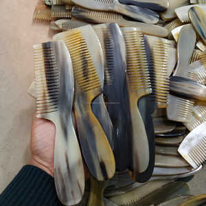 หวีทำมือจากเขาควายและวัวแท้ พร้อมซองหนังอย่างดี ราคาขายส่ง - Product Image 2