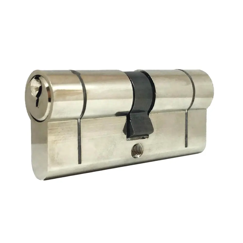 High Security Chrome Plated Quality 60-120ミリメートルBrass Europrofile Anti-SnapとAnti-Drill Mortise Lock Cylinder