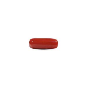 Natural Red Coral Oval Cut Loose Gemstone 7.05 Carat for Fine Jewelry - Product Image 1