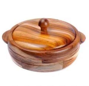 กล่องไม้เก็บโรตี ชปาตี ทนทาน สำหรับเก็บอาหารที่บ้าน - Product Image 4