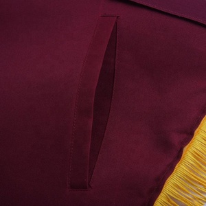 Order of the Amaranth Maroon Velvet Apron with Yellow Leather Borders & Embroidered Fringe Collar <b>Type</b> - Product Image 3