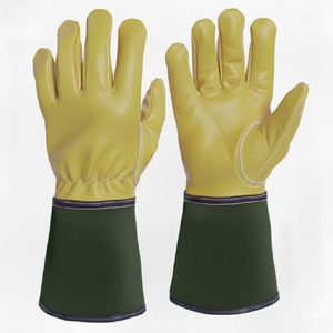 Guantes de Soldadura de Cuero Vacuno Resistentes, Guantes de Seguridad Ignífugos para Trabajos de Soldadura y Corte - Product Image 3