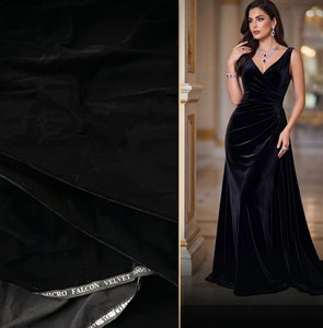 Premium <b>Micro</b> Velvet Fabric for Ethnic Garments and Luxury <b>Micro</b> Velvet 9000 Quality Soft High Density Polyester Material - Product Image 6