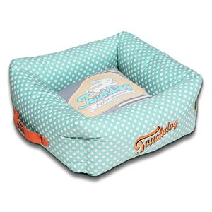 Cuccia per Cani alla Moda con Motivo a Pois e Righe, Facile da Lavare, Comoda e Pratica - Product Image 1