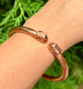 Handmade <b>Copper</b> <b>Bangle</b> Set Dainty Stacking <b>Bangles</b> Handmade jewelry <b>Copper</b> Alloy Cuff Bracelet Hammered Texture Antique <b>Copper</b> - Product Image 4