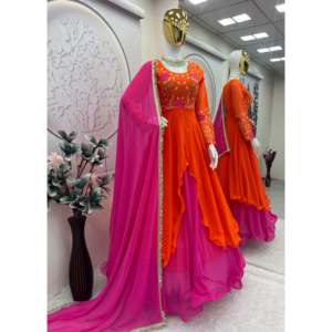 ชุดราตรีงานปาร์ตี้ออกแบบโดยดีไซเนอร์ชุดปักเลื่อมและงานเขียนโค้ด - Product Image 5