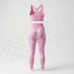Ensemble de yoga pour femmes de haute qualité, design unique, vente en gros, vêtements de sport, tenue d'entraînement, équipement de fitness, combinaisons athlétiques - Product Image 2