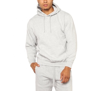 Wholesale Men's Oversize Active Gym Tracksuit With Drawstring Hoodie Men's Pullover Sweatsuit - Product Image 1